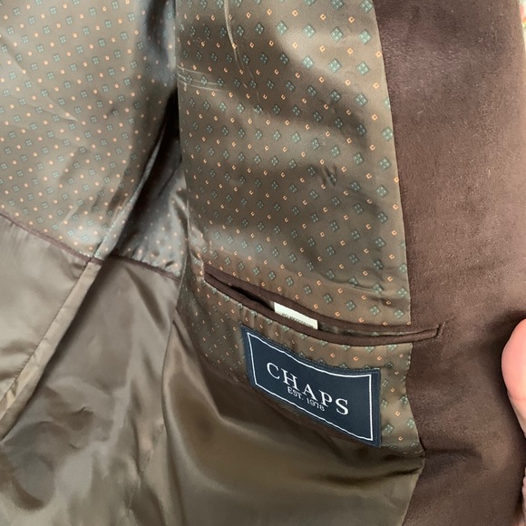 NWT Men’s Chaps Brushed Suede Sport Coat - Picture 2 of 5